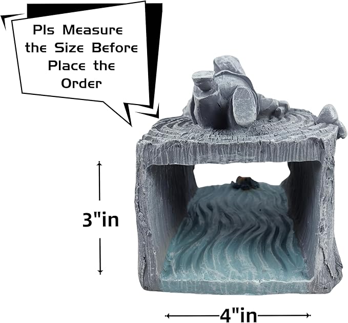 coolboy Gutter Downspout Extension Gnome Statues Garden Decoration,Animal Resin Statue Outdoor Decor,Gutter Extension Decorative,Downspout Diverter,3"×4" Downspout Extender Diverter Splash Block