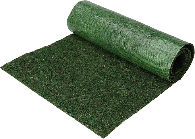 Byher Dried Moss Table Runner for Party Garden Decoration , Dark Green (30cm X 92cm ( 12" x 36" ))