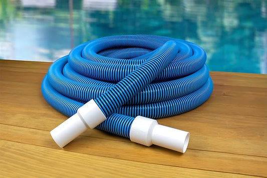 Poolmaster Deluxe Crush Resistant In-Ground Pool Vacuum Cleaner Hose With Swivel Cuff, 1-1/2-Inch by 45-Feet