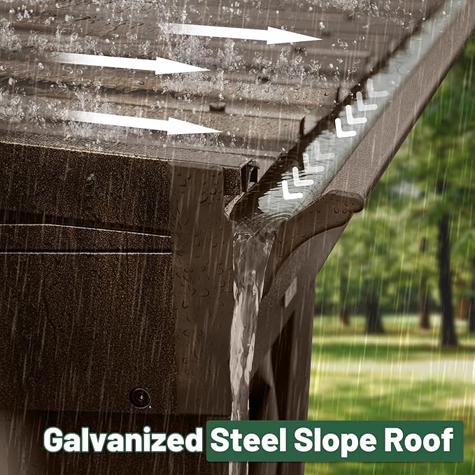 8’ x 12’ Lean to Gazebo, Outdoor Wall Mounted Gazebo Aluminum Frame, Hardtop Pergola with Galvanized Steel Sloping Roof for Patio Deck Garden Backyard, Curtain and Netting Included
