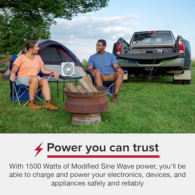 Cobra PURE SINE 400W Power Inverter and PRO 1500W Professional Grade Power Inverter Bundle