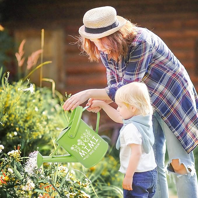 Gifts for Mimi, Mothers Day Mimi Garden Kit Gifts for Grandma Floral Gardening Tools and Durable Garden Tools Organizer Tote, Ideal Gardening Gift for Women on Birthday Plant Lover Present