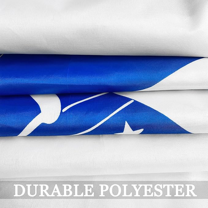 White US Army Flag 3x5 Outdoor Double Sided- 3Ply 240D 4 Rows Stitched- Military USA 1775 Army Flag UV Fade Resistant With Canvas Header & 2 Brass Grommets