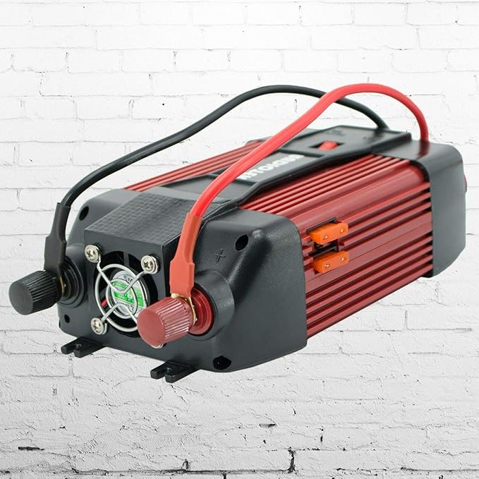 Audiotek 1500W Watt Power Inverter DC 12V AC 110V Car Converter USB Port Charger