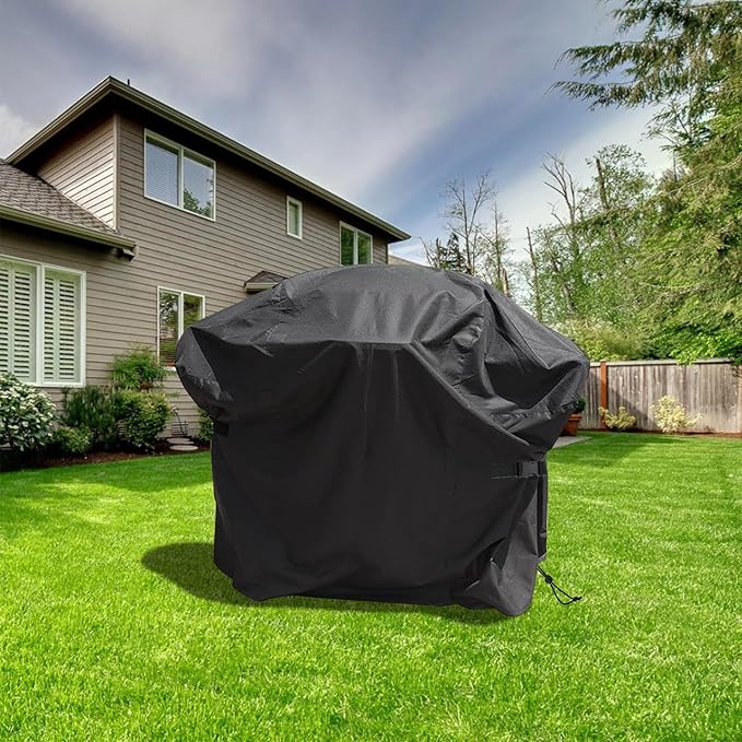 32 inch Grill Cover for Outdoor Grill,Upgraded Adjustable Buckle and Drawstring,Waterproof, Anti-UV, Rip-Proo,Suitable for Most Grills