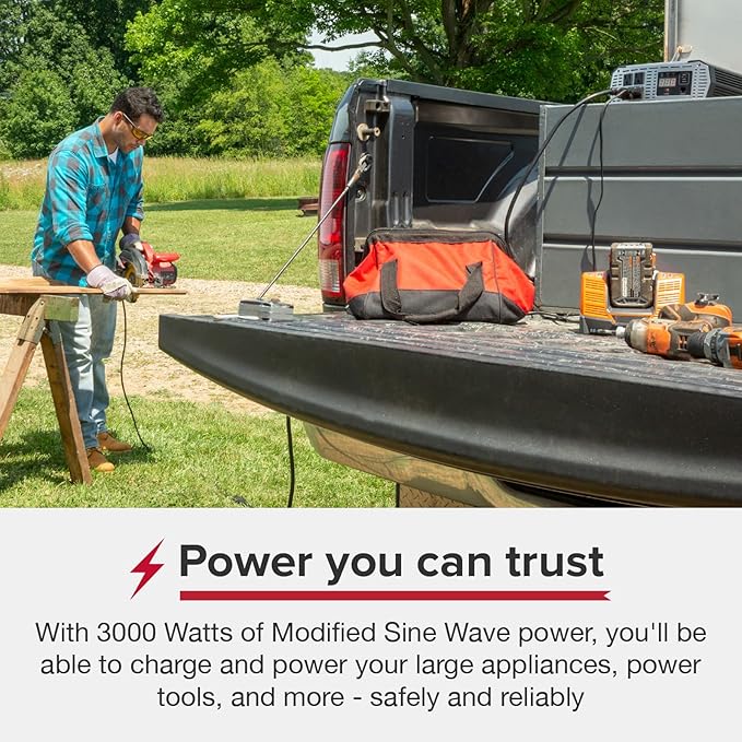 Cobra PURE SINE 400W Power Inverter and PRO 3000W Professional Grade Power Inverter Bundle