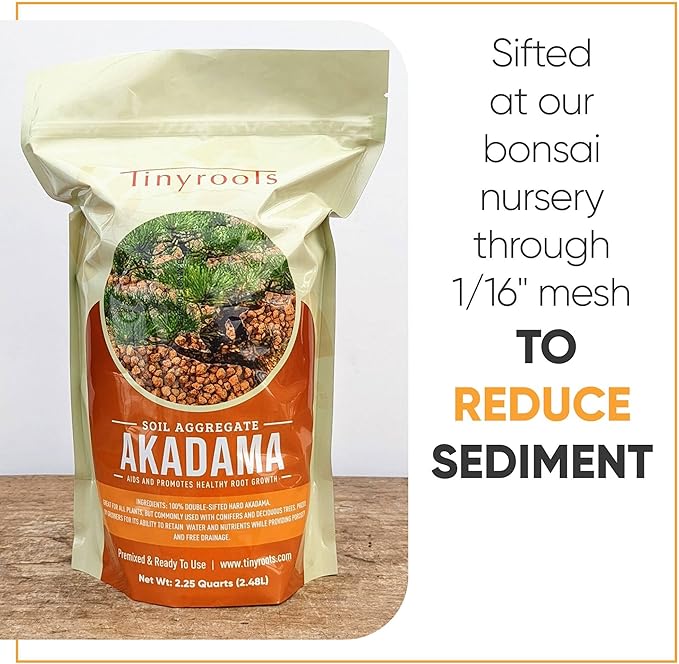 Akadama Bonsai Soil - 7mm Soil Size with Dust and Small Particles Removed