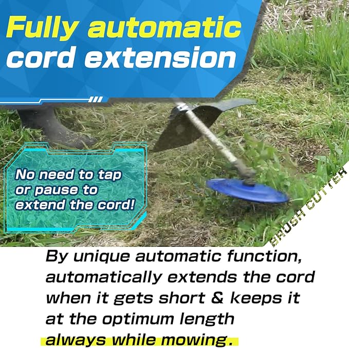 Weed Eater Head Trimmer Head Automatic Mowing Cord Extension AF-5 Hat Hat Size 9.8inch Compatible with General Engine Type and Electric Brush Cutter String Trimmer Replacement Universal