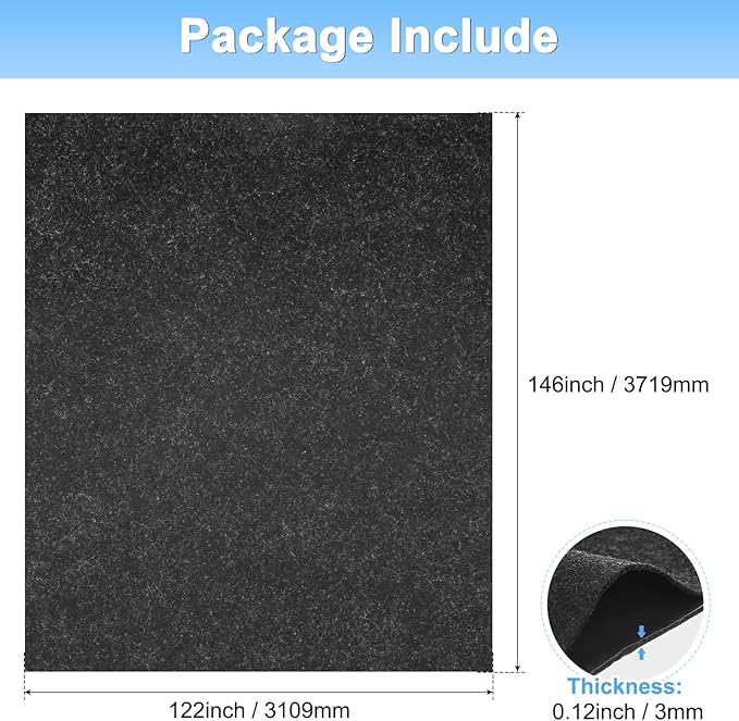 Outdoor Storage Shed Mat, 12.2 x 10.2 FT Garage Floor Mats with Reusable, Washable, Non Slip, Durable for Protects Garage Floors/Driveways/Entrance Doors/Deck [Gray]