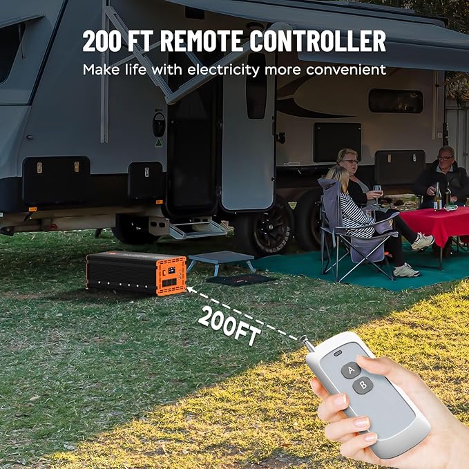 3000 Watt Power Inverter 12V DC to 110V/120V AC Converter Peak Power 6000W Car Inverter with LCD Display 2 AC Outlets USB Port Cables Included for RV,Truck,Off-Grid Solar System Remote Controller