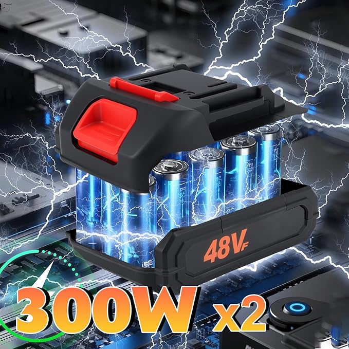 Cordless Pressure Washer,500PSI Portable Power Washer with 2 Battery&Charger & 6-in-1 Nozzle,16.4FT Drain Hose,Portable Pressure Washer for Car/Garden/Floor/Yard