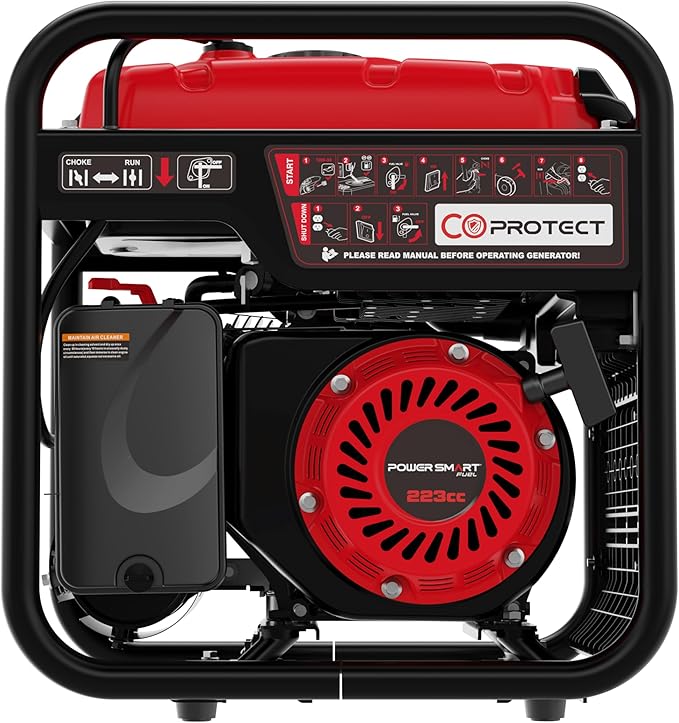 PowerSmart 4500-Watt Portable Generator with Inverter Technology, CO Protect, Home Use