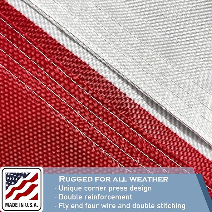 Texas State Flags 2x3 Outdoor Heavy Duty Double Sided Nylon Vivid Color Anti-Fading with 2 Brass Grommets for Home/Company/Indoor Outdoor Decoration