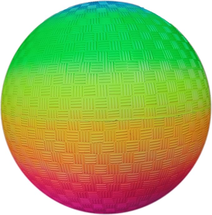 AppleRound 8.5-inch Dodgeball Playground Balls, Pack of 4 Balls with 1 Pump, Official Size for Dodge Ball, Handball, Camps and Schools