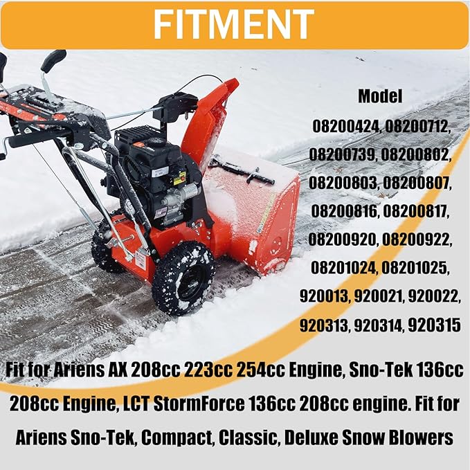 PlumPine 20001054 Pull Start Assembly for Ariens 208cc 223cc 254cc Engine Compact Classic SNO-Tek Deluxe Snow Blower for LCT StormForce Engines Recoil Starter Replacement 06002