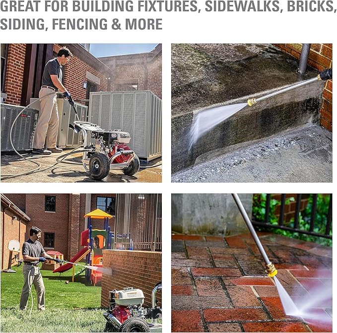 Simpson Cleaning 3600 PSI Gas Pressure Washer, 2.5 GPM Power Washer for Commercial Use, Honda GX200 Engine, 35-Foot MorFlex Hose, Aluminum Series, 49-State (ALH3425)