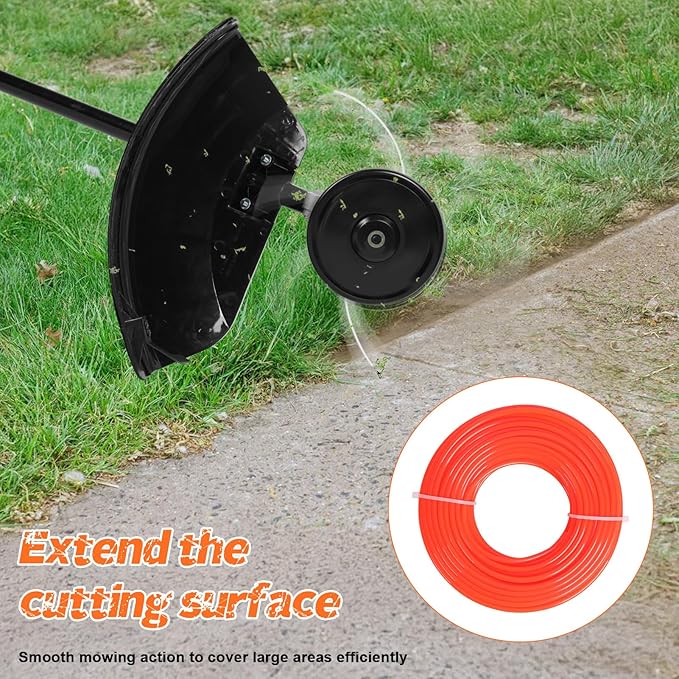 52CC Gas Lawn Mower - Powerful 2-Stroke Yard Trimmer, Durable Gas-Powered Brush Cutter, for Gardening Enthusiasts, DIY Backyard Tool