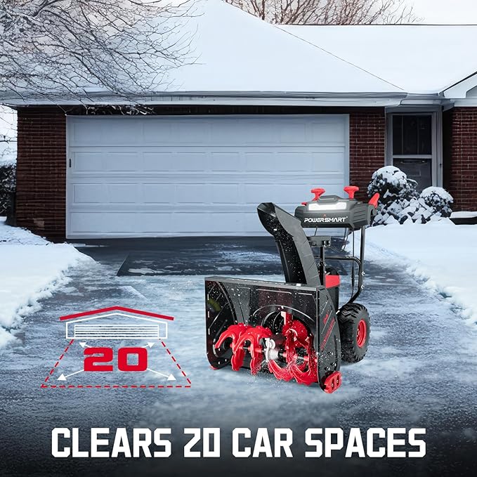 PowerSmart 24in. 80V Self-Propelled 2-Stage Cordless Snow Blower, Bare Tool (HB2805)