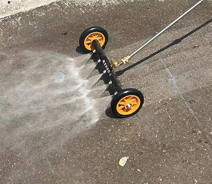 GDHXW 2-in-1 Undercarriage Pressure Washer Water Broom 18 Inch Under Car Pressure Washer Attachment with 3 Extension Wands Wash Mitt,5000 PSI