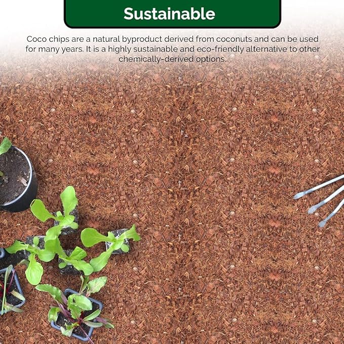UBICON Easy to Use Compressed Coco Coir Organic Top Soil for Indoor and Outdoor; 24 Bricks expands to 60 Gallons, Excellent Aeration, Reduces Weed Growth, and Retains Water