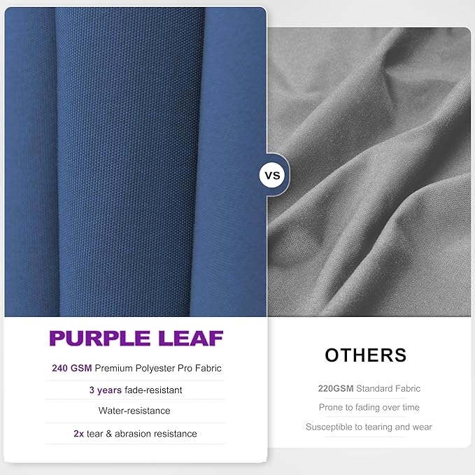 PURPLE LEAF 10' X 10' Swivel Outdoor Patio Aluminum Umbrella with Base Left-right Tilting Cantilever Offset Umbrella with UV Resistant Heavy Duty Fabric for Deck Pool Patio Backyard, Graphite Grey