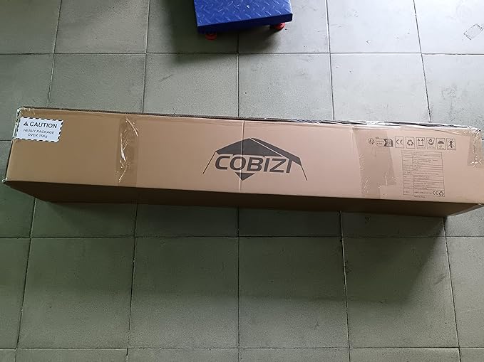 COBIZI 13x26 Pop Up Canopy with 6 Sidewall,Heavy Duty Canopy UPF 50+ All Season Wind Waterproof Commercial Outdoor Wedding Party Tents for Parties Canopy Gazebo with Roller Bag(13 x 26 ft Dark Blue)