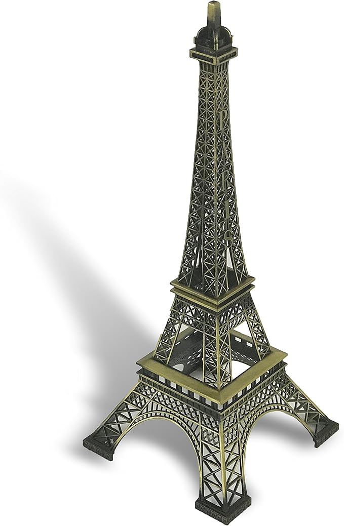 allgala 24" Eiffel Tower Statue Decor Alloy Metal, Bronze