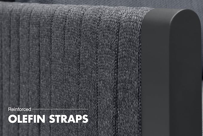 PURPLE LEAF Patio Furniture Set 6 Pieces Outdoor Conversation Sets PP Rope Patio Sofa with Cushions and Table Manual Weaving Deep Seating Furniture for Porch Lawn Backyard Gray