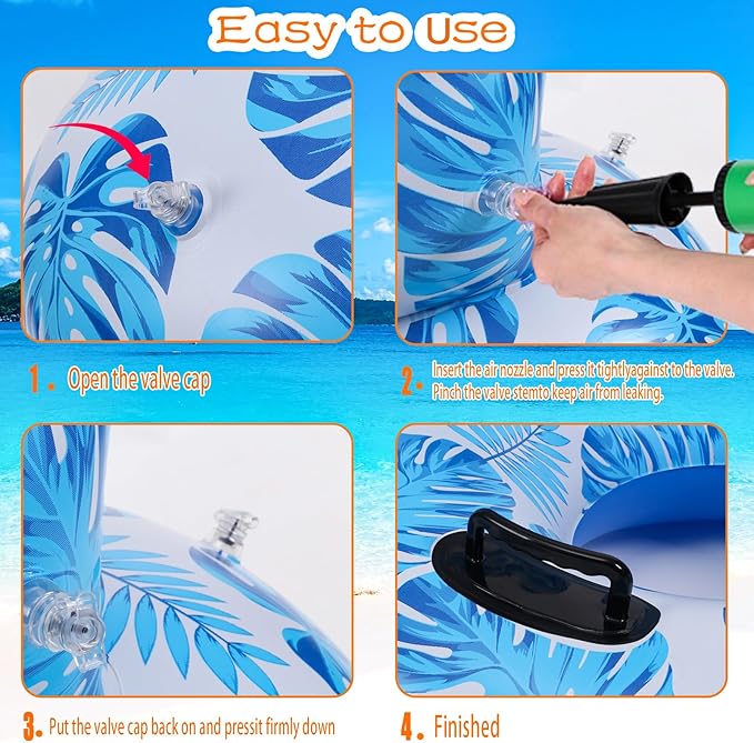 1PCS Inflatable Pool Floats Adult Teens Swimming Chairs Leaves Large Inner Tube Floaty Swimming Pool Floaties Swim Rings Pool Lounger Float for Pool Party & Summer (Heart,1)