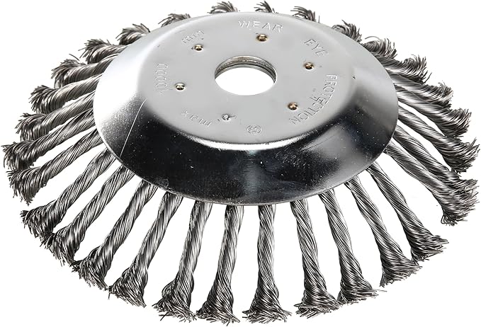8 inch Steel Wire Trimmer Head Unbreakable Wired Trimmer Blade 2 packs of Adapters - Yard Patio Wire Weed Eater Head with Adapters for Optimal Lawn Mover String Trimmer Head Replacement Contains
