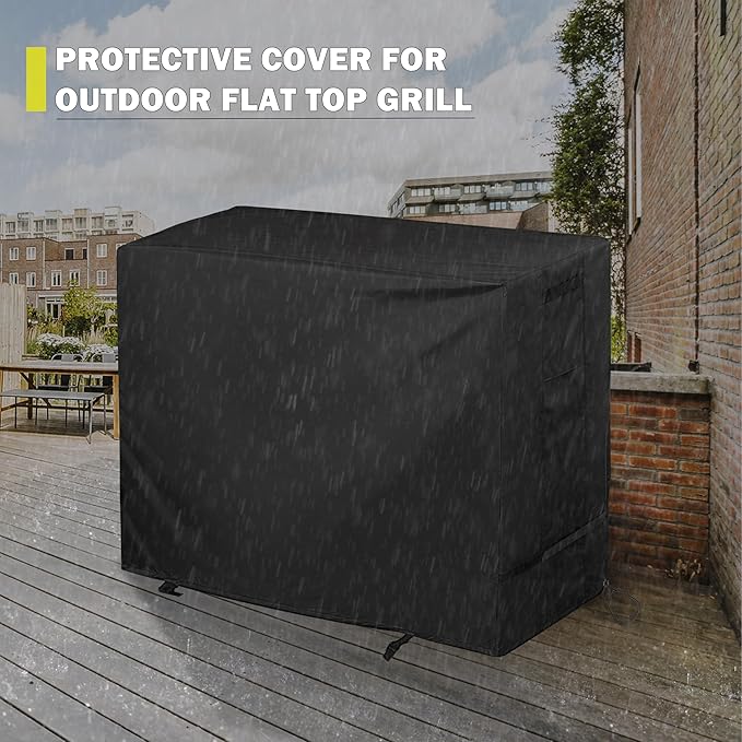 Griddle Cover for Charbroil 28" Performance Series 2-Burner Grill, Flat Top Grill Cover for Charbroil 28in Propane Gas Griddle 463459924 All Weather Protective Cover