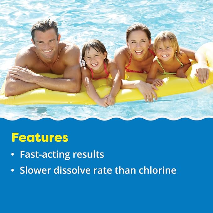 In The Swim 1 Inch Bromine Plus Tablet Sanitizer for Spas, Hot Tubs, or Swimming Pools - Pre-Stabilized, Low Odor, Chlorine Alternative - 50 Pounds
