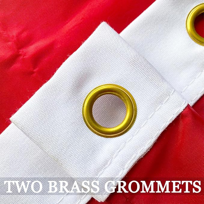US Marine Corps USMC Flag Outdoor 3x5 Double Sided- 3Ply Heavy Duty 240D Nylon(All Weather)- United States Marine Corps Flag- 2 Brass Grommets & 4 Rows Stitched