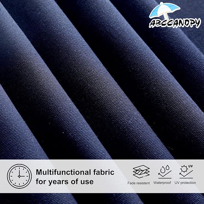 ABCCANOPY Patio Umbrella Cantilever Double Top Outdoor Offset Umbrella with 360° Rotation