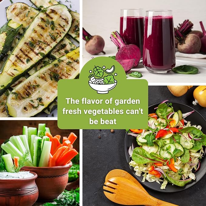 Sow Right Seeds - Classic Vegetable Garden Seed Collection for Planting - Non-GMO Heirloom Broccoli, Cabbage, Carrot, Cucumber, Eggplant, Kale, Lettuce, Tomato, Peppers, Zucchini, and More