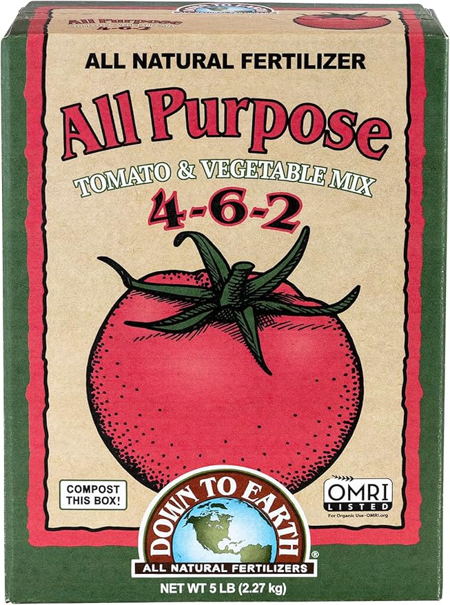 Down To Earth All Natural Fertilizers Organic Multi Purpose Mix 4-6-2, 5 lb