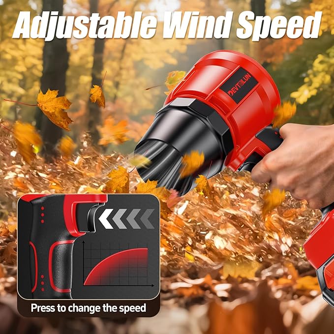 2025 Upgraded Cordless Leaf Blower with Extended Nozzle,600000RPM Turbo Jet Blower, Electric Small Blower with 2x4.0Ah Batteries,Lightweight Handheld Leaf Blower for Patio,Leaves,Snow,Car Cleaning