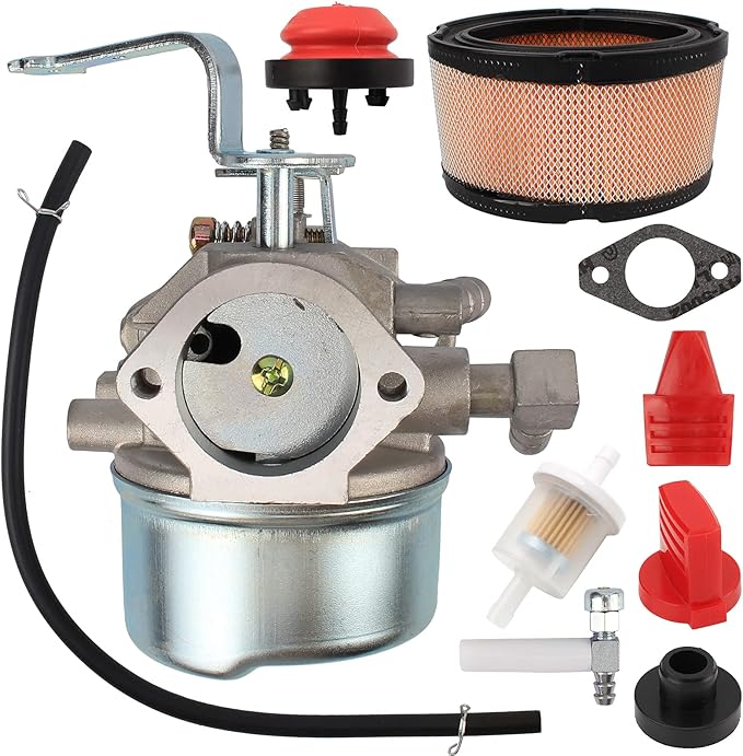 Carbhub 640152 640140 Carburetor with 07-404 Oil Circuit Switch for Tecumseh 640152A 640023 640051 640140 640152 HM80 HM90 HM100 8-10 HP Engine Snow Blower Mower 5000w Generator