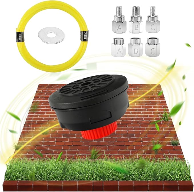 Quintillus H05 Weed Eater Head Universal Trimmer Head String Trimmer Head Bump Feed Weed Wacker Head Grass Trimmer Head Replacement for Weed Warrior, Echo, Husqvarna, Comes with .080 Trimmer Line