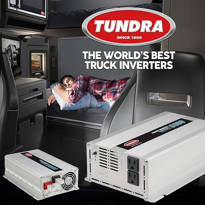 Tundra S Series - DC/AC Truck Power Inverter - Pure Sine Wave 600W / 12V DC to 120V AC - S600