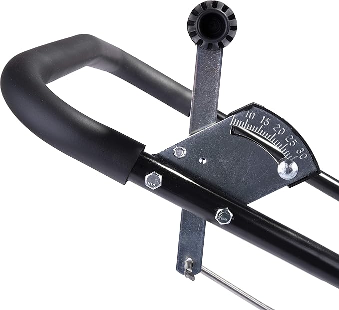 EarthWay Polar Tech 90950 50 LB Professional Ice Melt Broadcast Walk Behind Spreader with 9" Pneumatic Tires, High Output and Solid Linkage Control