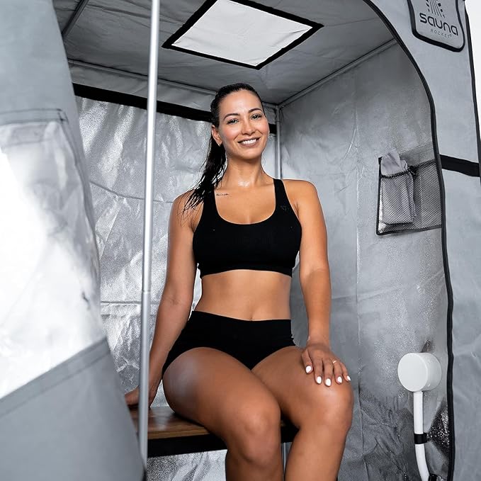 Sauna Rocket | 3-Person Full Body Sauna Portable Tent | in-Home Use for Relaxation, Recovery, and Wellness (Tent ONLY)