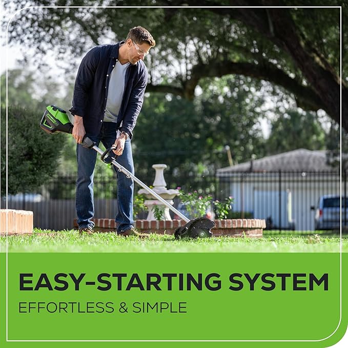 Greenworks 60V 8" Brushless Cordless Edger, 2.0 Ah Battery and Charger Included