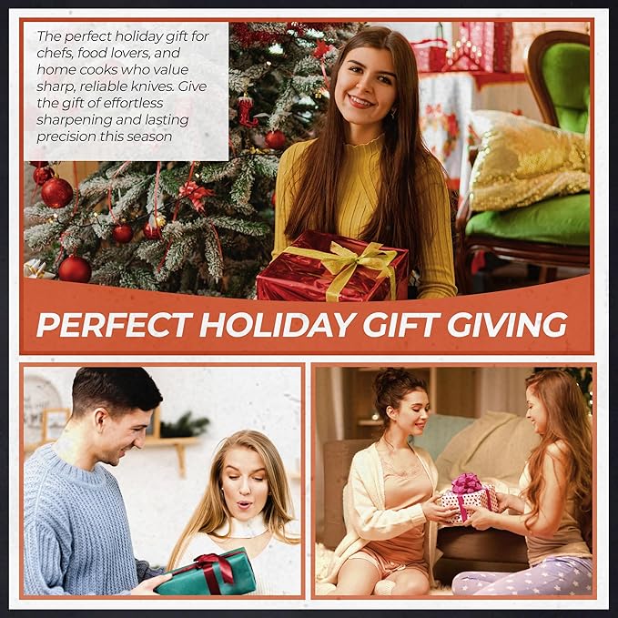 Knife Roller Sharpener Linen Kit with Diamond Discs, Multi Angle Magnetic Knife Sharpener Roller Tool for Kitchen (Classic Size)