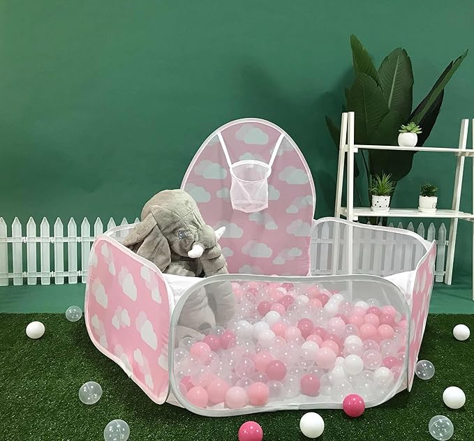 TRENDPLAY Plastic Balls for Ball Pits 2.2 Inch, Pack of 50 100 200 500 Hollow Balls, Perfect for Toddler Baby Pools,Party,Festival Decoration
