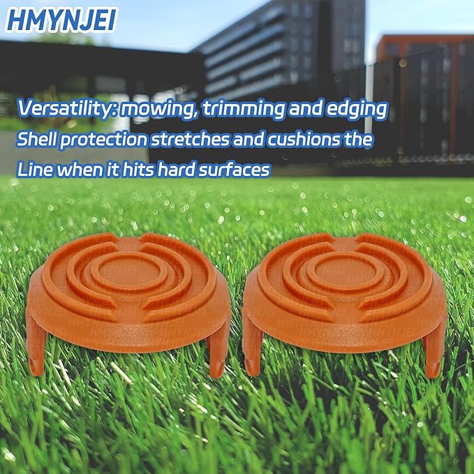 WA6531 Trimmer Spool Cap Covers for Worx WG150 WG151 WG152 WG153 WG154 WG155 WG156 WG157 WG160 WG163 WG165 WG175 WG180 String Trimmers Weed Eater (2/Pack)