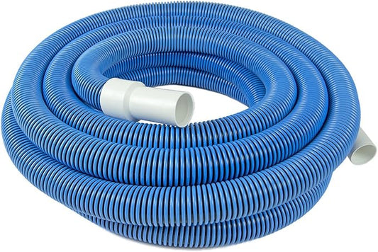 Poolmaster Manual Pool Vacuum Hose – 40 Ft x 1-1/2” for Inground & Above Ground Pools – Not for Automatic Cleaners – Kink-Free, Heavy Duty Pool Cleaner Hose with Swivel Cuff – Made in USA