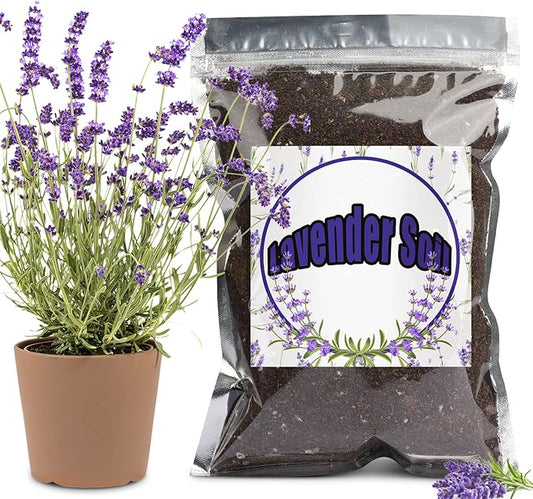 Premium Lavender Potting Mix 1qt, Promotes Lavender Blossoming, Perfect for Indoor and Outdoor Gardening