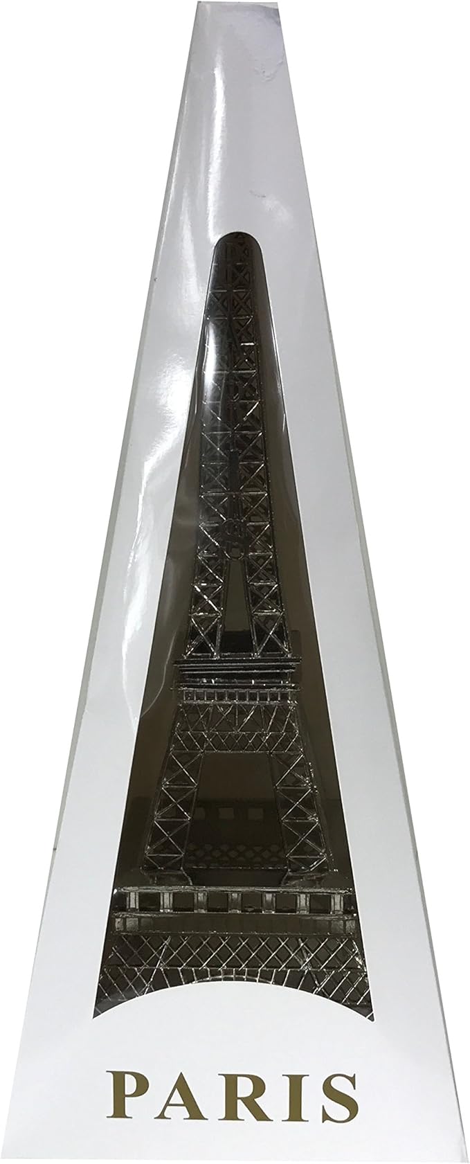 allgala Eiffel Tower Statue Decor Alloy Metal, and Size (07", Silver)