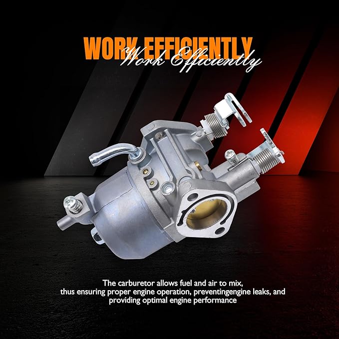 Carburetor with Fuel Pump & Filter Compatible With Kawasaki Engine EZGO RXV, 2010-2015 TXT, 2010-2014 Valor ST 400 MPT 800 Refresher 1200 Cushman 280 Commander 2200 Bellhop, Carb for 13HP FJ400D